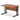 Office furniture impulse-120mm-straight-desk-cantilever-leg Dynamic  Black Colour Walnut 