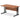 Office furniture impulse-140mm-straight-desk-cantilever-leg Dynamic  Black Colour Walnut 