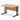 Office furniture impulse-120mm-straight-desk-cantilever-leg Dynamic  Black Colour Oak 