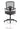 Office furniture portland-operator-chair Dynamic  With Height Adjustable Arms Colour Blue 