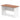 Office furniture impulse-100mm-slimline-desk-panel-end-leg Dynamic  White Colour Oak 